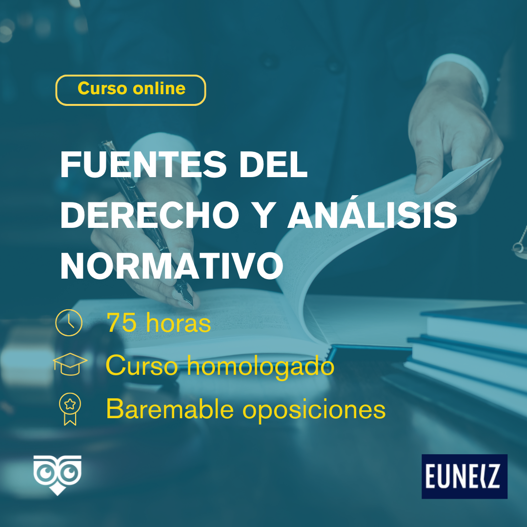 Curso homologados las fuentes del derecho español