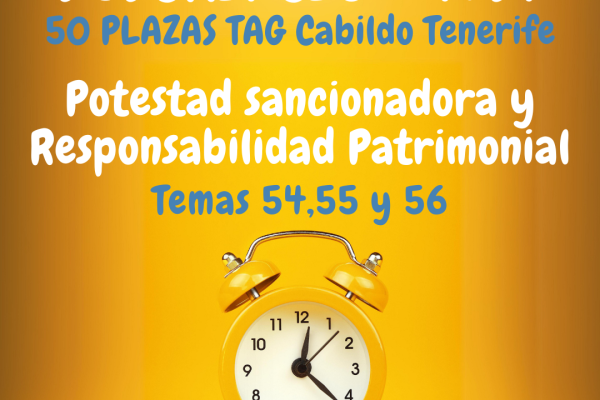 TEST responsabilidad patrimonial y potestad sancionadora